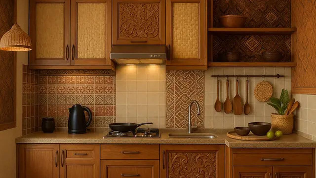 7 Model Dapur Tradisional Modern, Bikin Rumah Makin Cantik