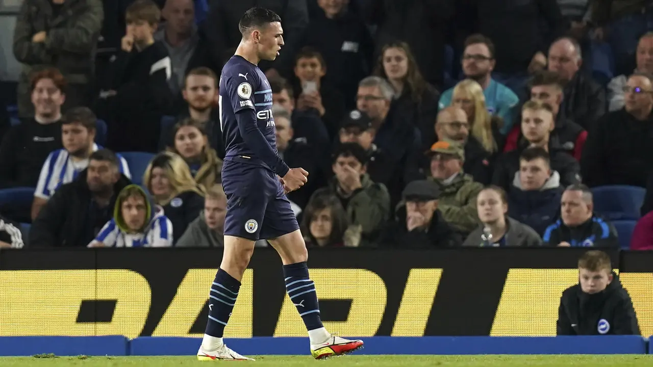 Phil Foden Cetak 2 Gol, Man City Kalahkan Brighton 4-1