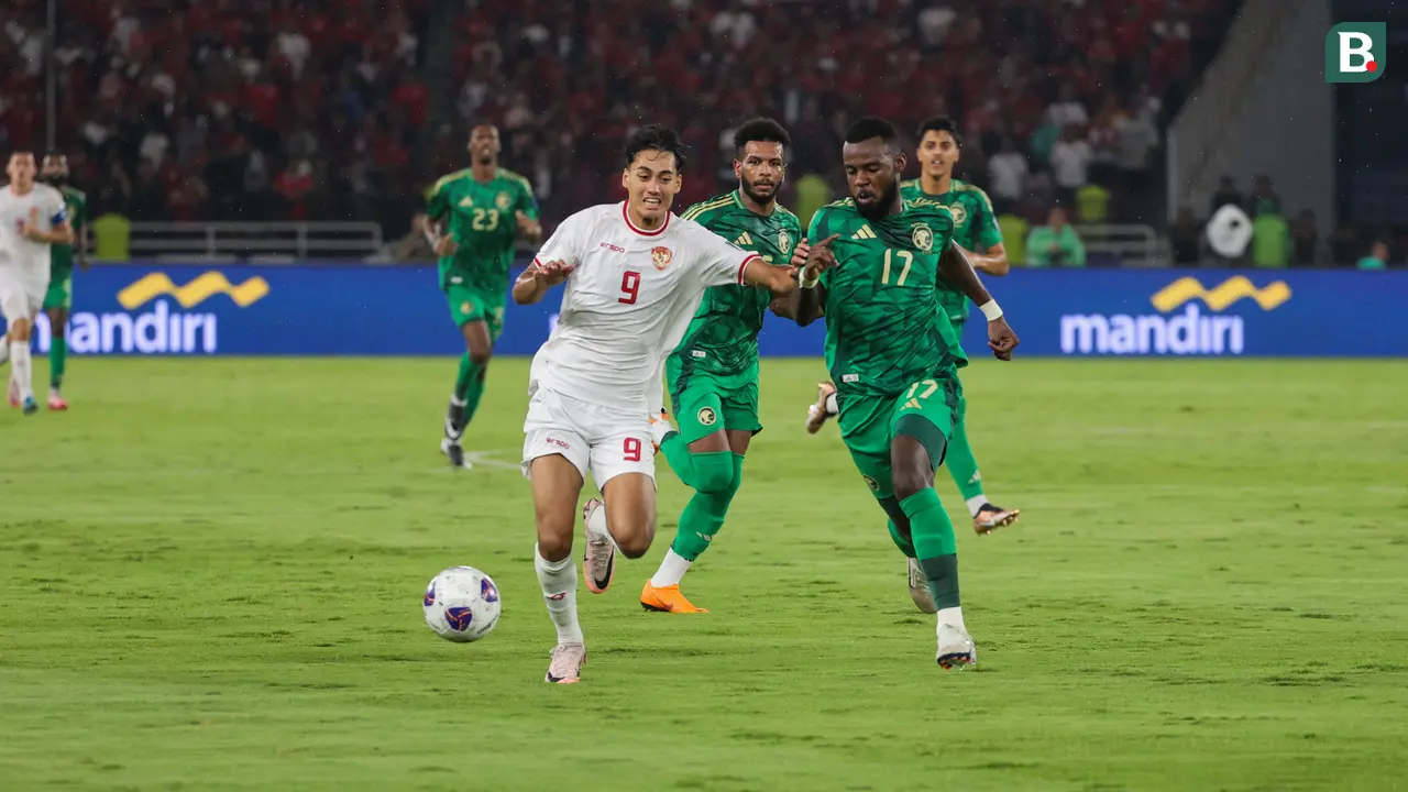 Timnas Indonesia Vs Arab Saudi di Kualifikasi Piala Dunia 2026