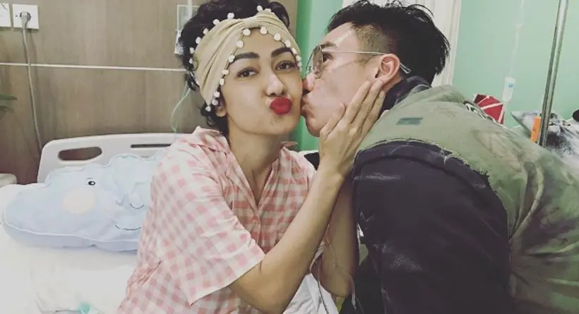 Julia Perez dijenguk Baim Wong. (Instagram)