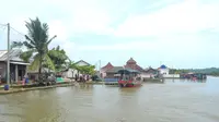 Kampung laut berada di kawasan Laguna Segara Anakan, Cilacap, Jawa Tengah.  (Foto: Liputan6.com/Muhamad Ridlo).