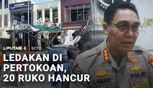 Ledakan di Pertokoan, 20 Ruko Hancur