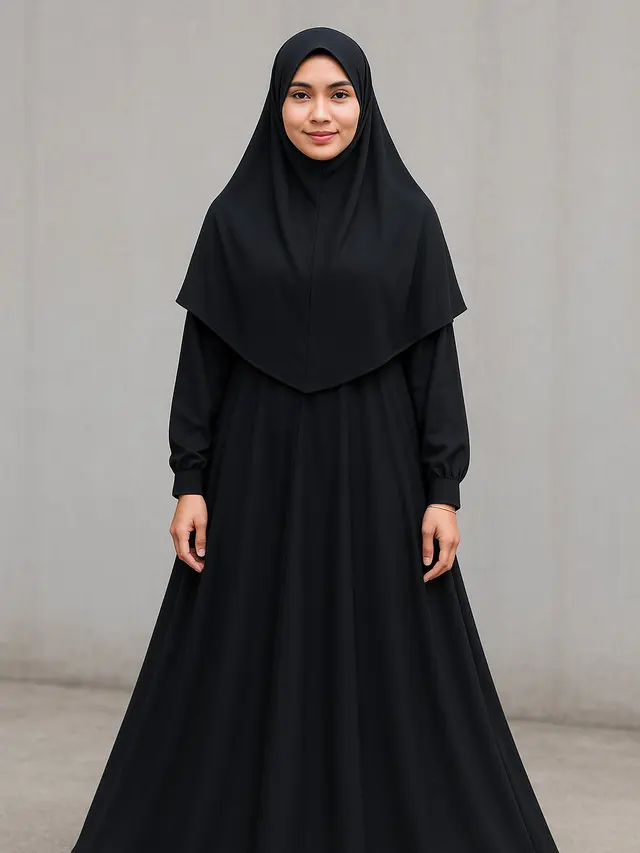 Model Gamis Syar'i yang Lebar tapi Nyaman (Foto: ChatGPT)