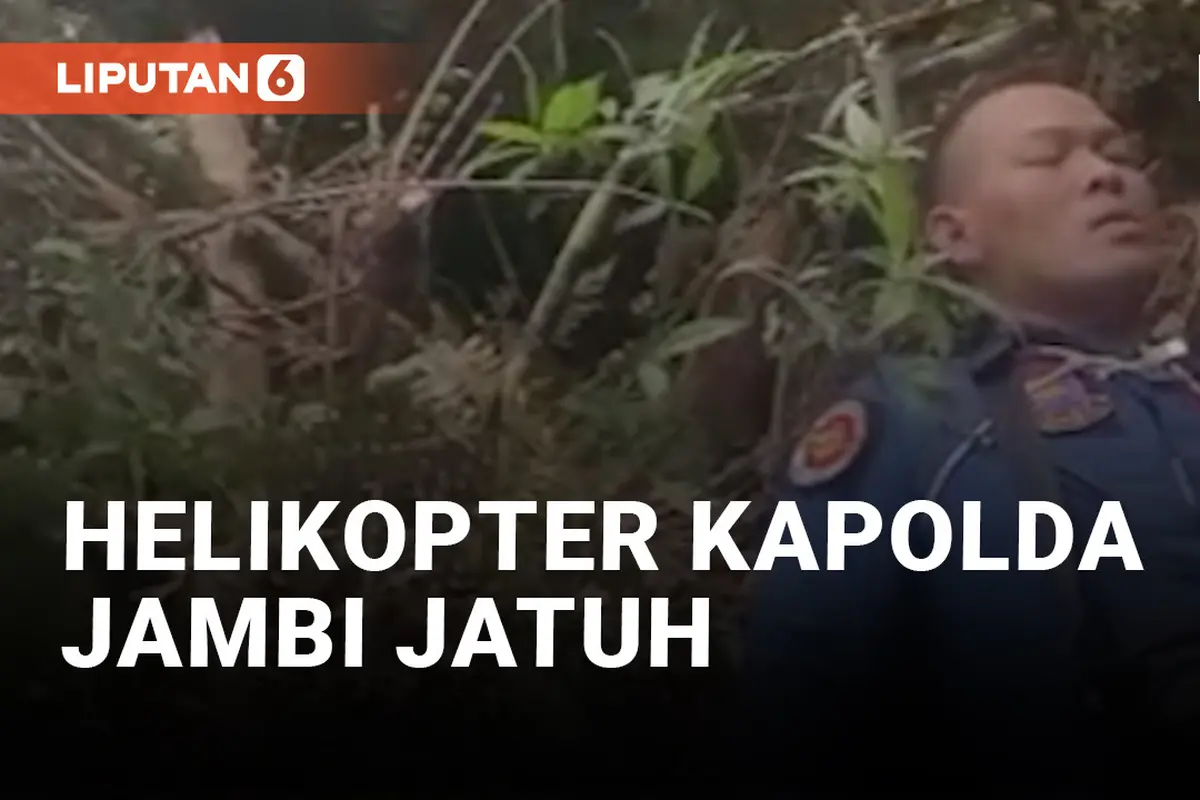 HELIKOPTER YANG DITUMPANGI KAPOLDA JAMBI MENDARAT DARURAT, TIDAK ADA KORBAN JIWA