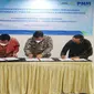 Perjanjian tripartit pembiayaan mikro perumahan bagi karyawan PT PNM melalui koperasi karyawna madani (Foto: SMF)