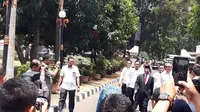 Izin dari RSPAD, Wiranto Sambut Mahfud MD di Kemenko Polhukam