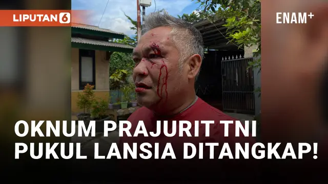 Oknum Prajurit TNI AU yang Pukul Lansia Ditangkap