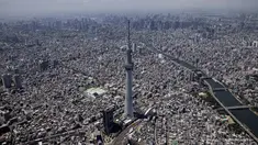 Foto udara ini menunjukkan cakrawala Tokyo dan Tokyo Skytree saat kota tersebut bersiap untuk menjadi tuan rumah Olimpiade 2020, di Tokyo pada 19 Juli 2021. Olimpiade Tokyo 2020 digelar mulai 23 Juli 2021, mundur setahun dari agenda semula akibat pandemi virus corona Covid-19. (Behrouz MEHRI/AFP)
