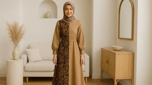 7 Model Midi Dress Batik yang Anggun dan Kekinian, Cocok untuk Segala Acara