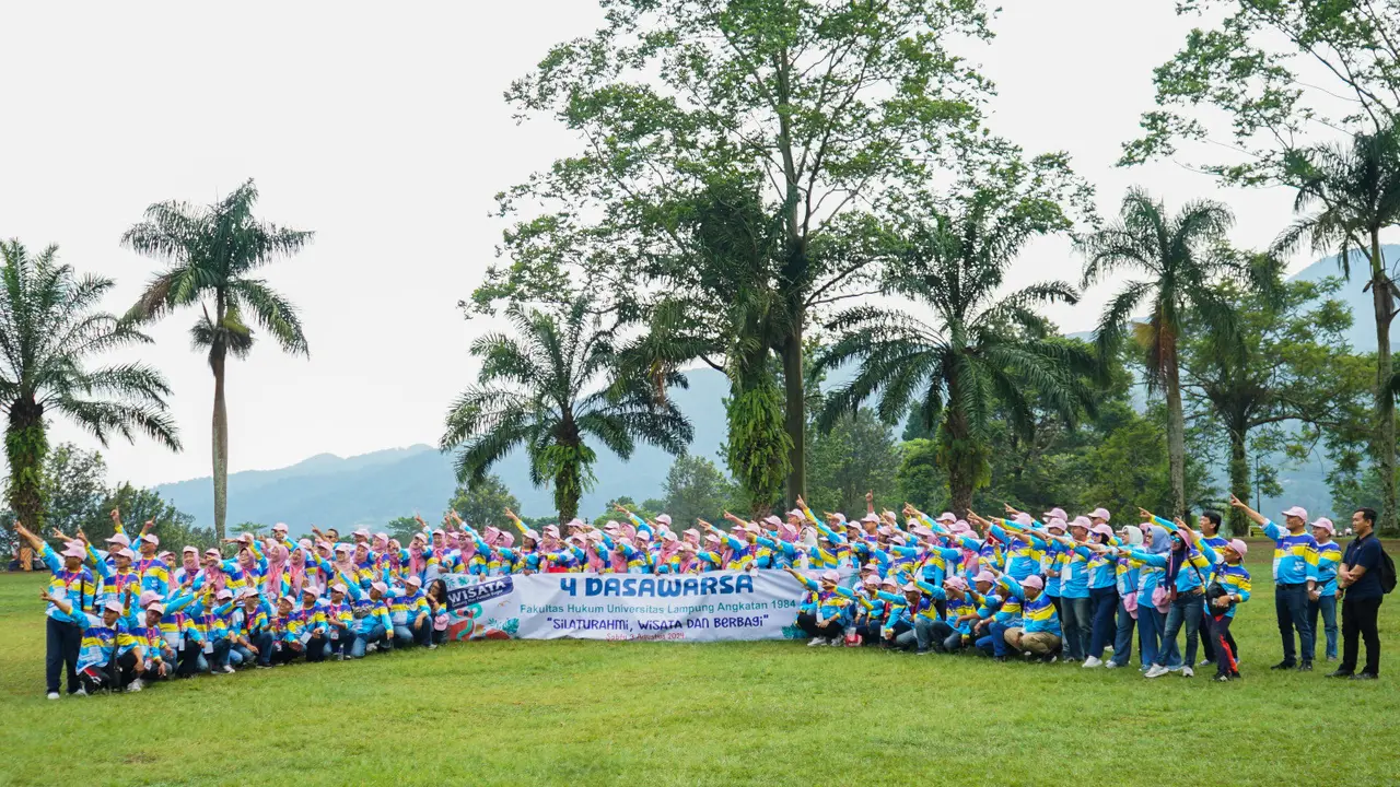 Keseruan Acara 4 Dasawarsa FH Unila 1984, Ratusan Alumnus Berkumpul dan Bernostalgia