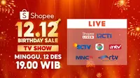 Shopee 12.12 Birthday Sale TV Show.