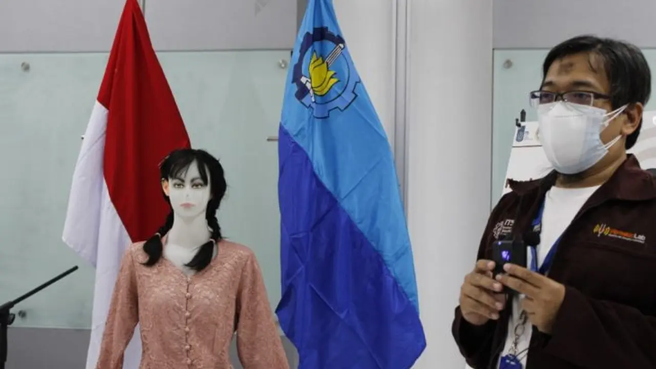 Boneka pengukur kebisingan bernama Jolene ciptaan ITS. (Liputan6.com/ Humas ITS)