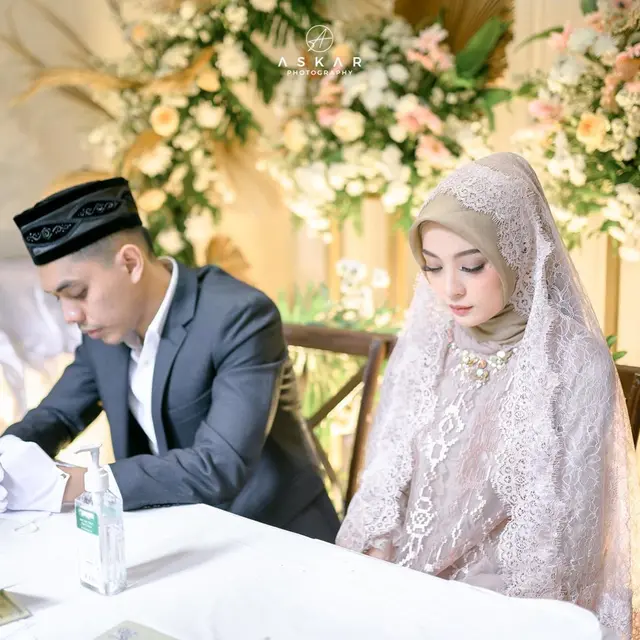 Prosesi Akad Nikah Cerelia Raissa (Foto: Instagram/@cereliaraissa/@askar_photography)