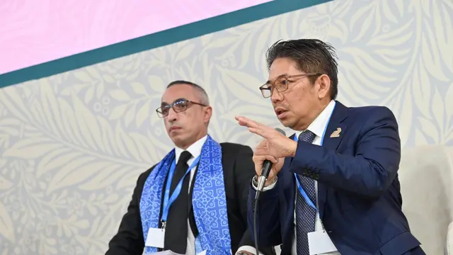 PT Pertamina Geothermal Energy Tbk (PGEO) menegaskan komitmen menjadikan Indonesia sebagai raksasa energi hijau dalam Conference of the Parties (COP) 29 di Baku, Azerbaijan. (Dok PGEO)