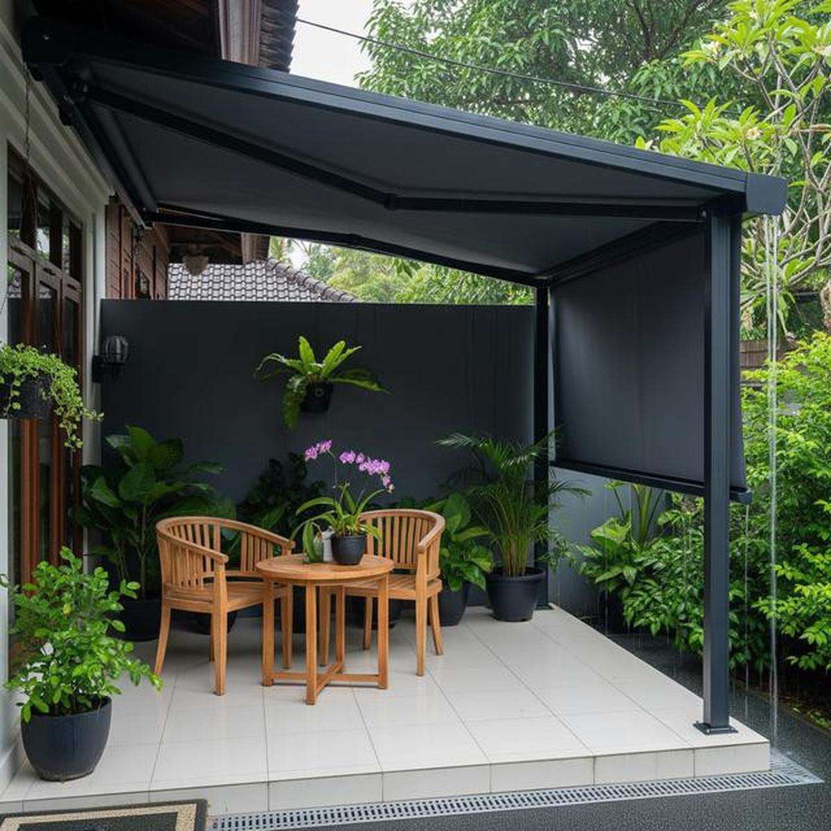 9 Desain Teras Rumah Tetap Kering saat Hujan, Inspirasi Estetis dan Fungsional