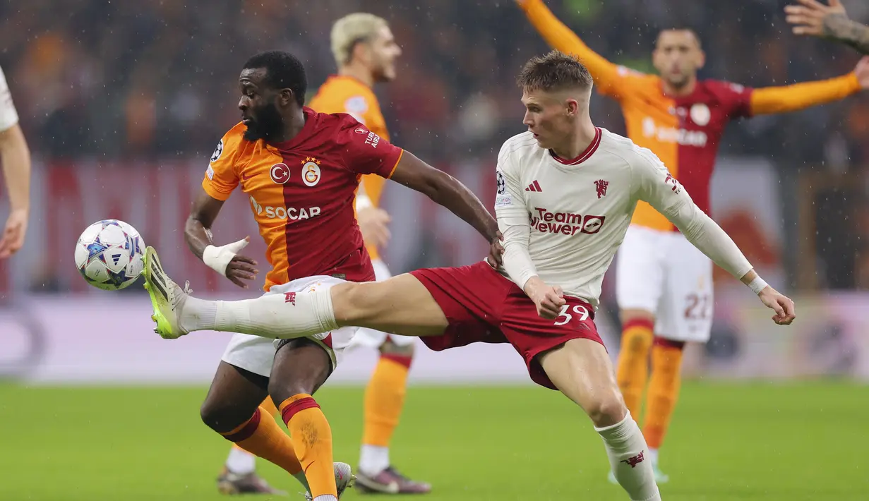MU tertahan di dasar klasemen, Galatasaray di peringkat dua. (AP Photo)
