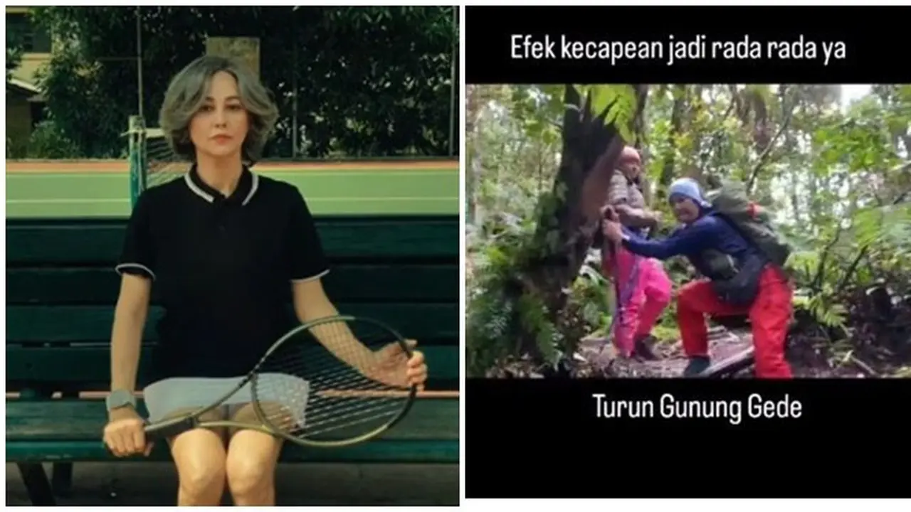 Tetap Bugar di Usia 58 Tahun, Ini 8 Potret Meriam Bellina yang Aktif Olahraga