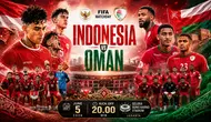Cover prediksi Timnas Indonesia versus Oman di FIFA Matchday. (Bola.com/AI Generated)