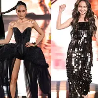 Cinta Laura dan Enzy Storia mewakili Indonesia di runway Le Defile L'Oreal Paris. [Foto: Instagram/claurakiehl]