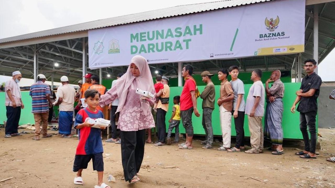 Hangatnya Buka Puasa Bersama Baznas di Pidie Jaya untuk Penyintas Bencana