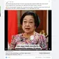 Tangkapan layar klaim video Megawati Soekarno Putri mengalami nyeri lutut dan pengobatannya