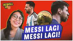Berita video, scroll up kali ini membahas Lionel Messi yang kembali masuk nominasi Ballon d'Or bersaing dengan pemain-pemain muda.
