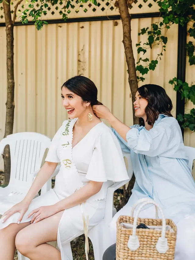 7 Momen Bahagia Acha Sinaga Gelar Baby Shower di Sydney