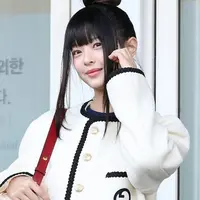 Hanni NewJeans menyempatkan waktu untuk menghadiri show Gucci di Milan Fashion Week. [Allkpop]