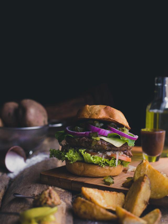 Ilustrasi burger