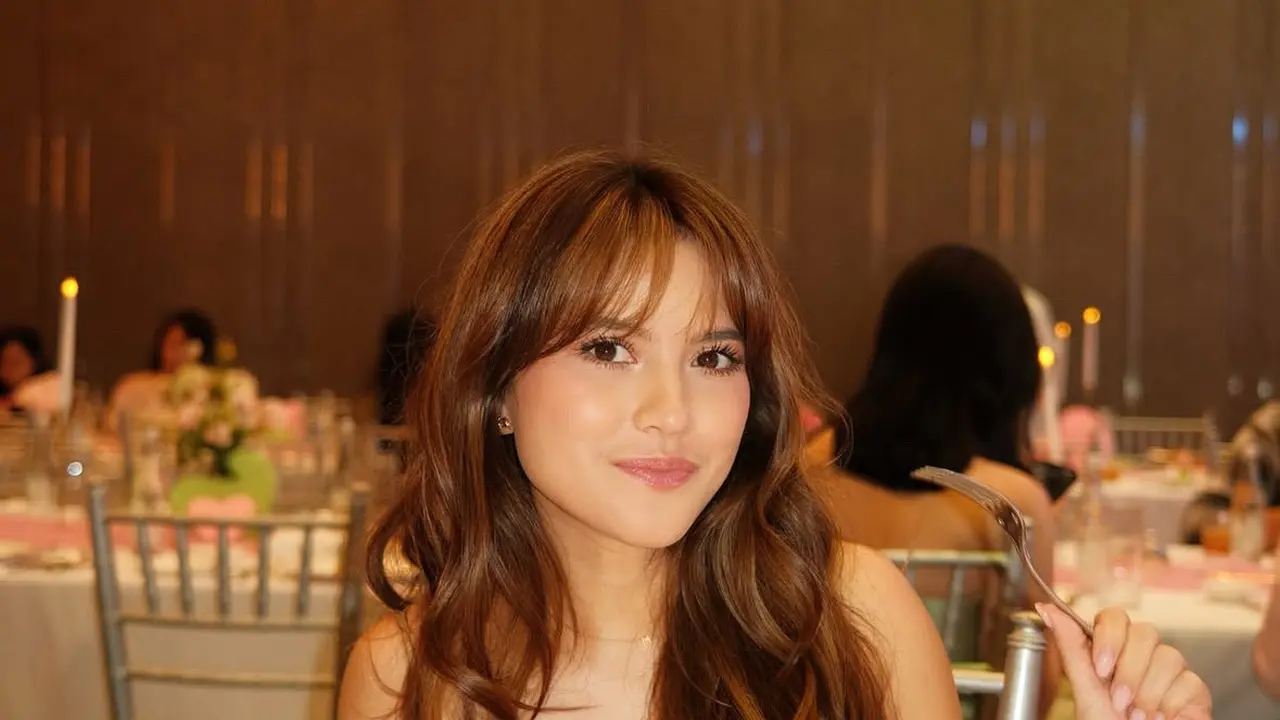 Marsha Aruan dengan rambut warna blonde. [@aruanmarsha]