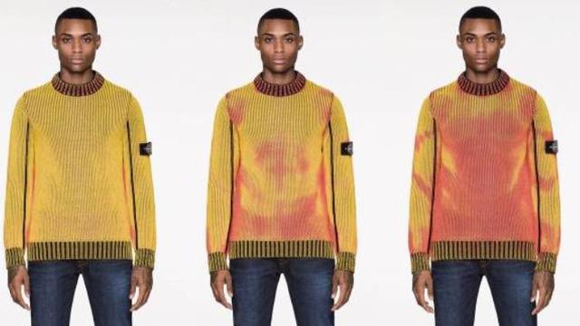 sweater ini bisa berubah warna (highsnobiety)