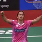 Pebulutangkis tunggal putri India, Saina Nehwal, menjadi juara Malaysia Masters Grand Prix Gold 2017. (Bola.com/Twitter/mathrubhumi)