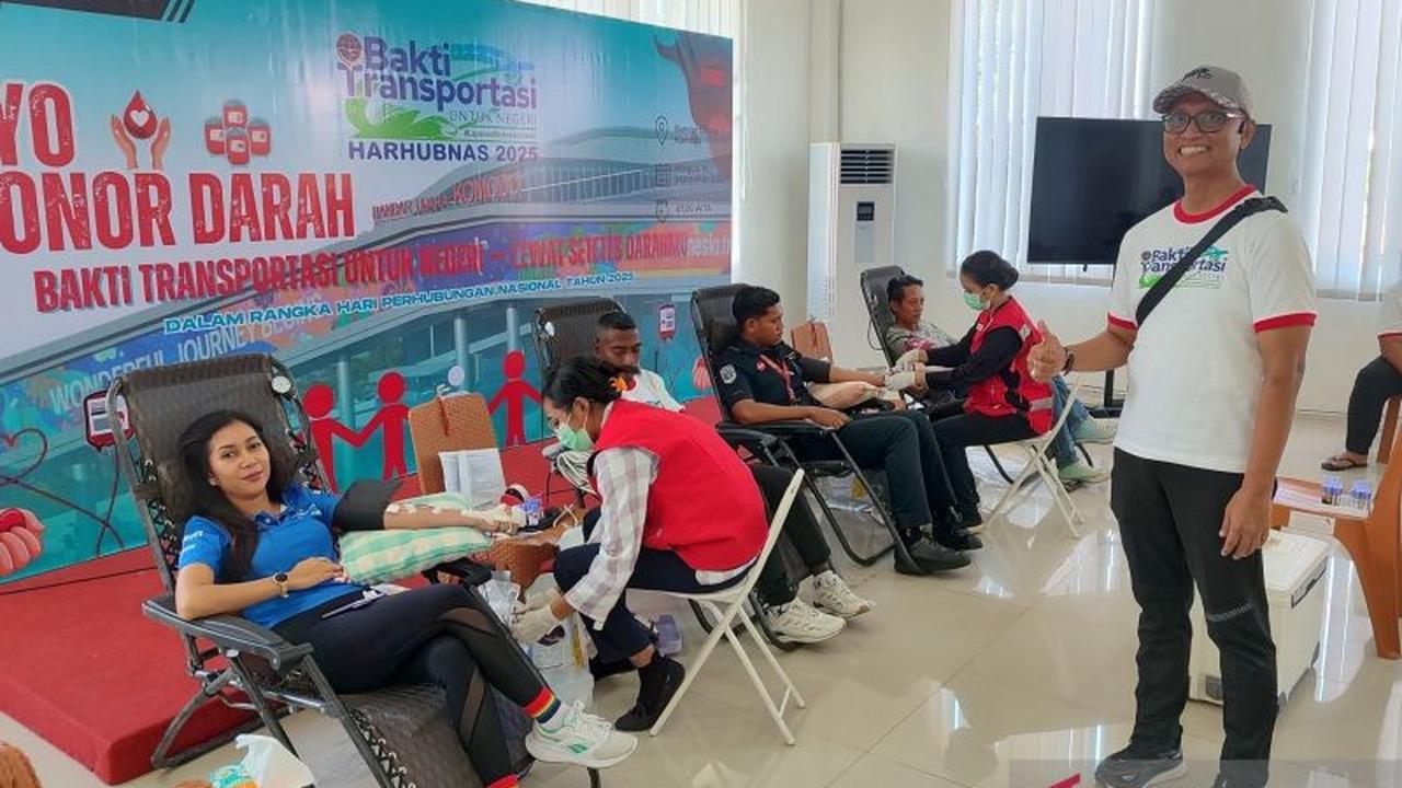 Trivia Kemanusiaan: Bandara Komodo Sukses Kumpulkan 50 Kantong Darah Terbanyak dalam Aksi Donor Darah Harhubnas