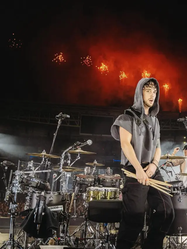 Profil collin brittain drummer baru linkin park. (credit:instagram.com/colinbrittain/mrjoehahn)