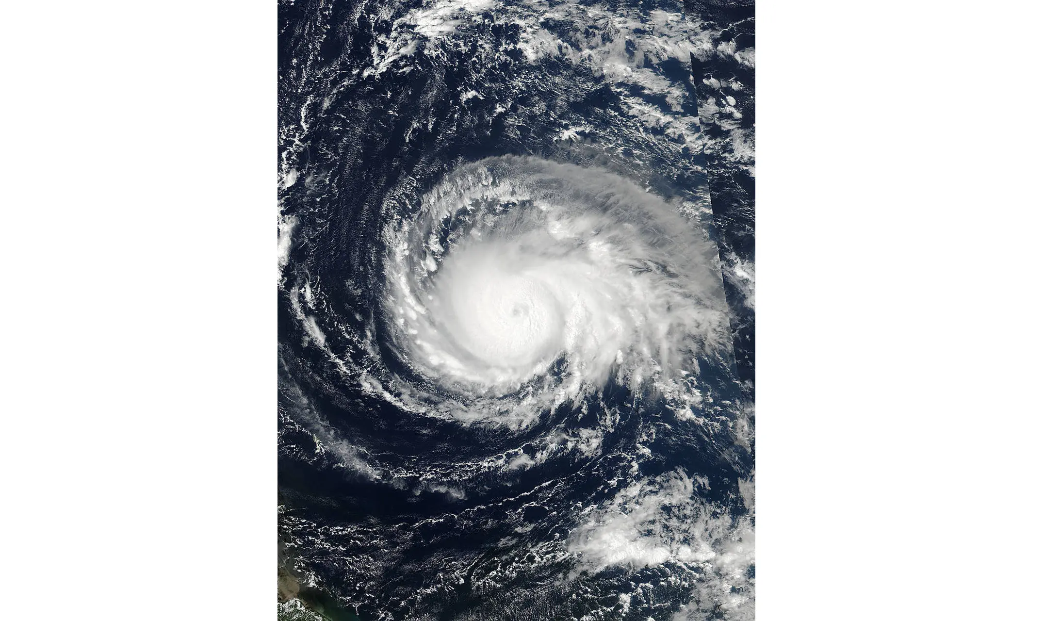Foto menyeramkan badai Irma (Credits: NOAA/NASA Goddard MODIS Rapid Response Team)