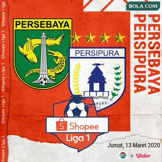 Shopee Liga 1 - Persebaya Surabaya Vs Persipura Jayapura