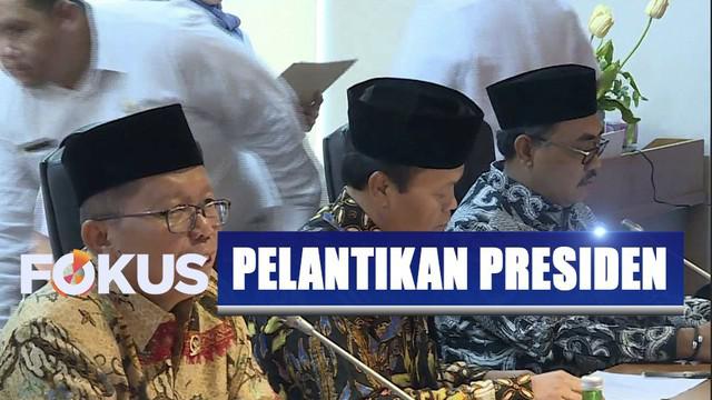 Ketua MPR Bambang Soesatyo sampaikan usulan pelantikan Jokowi-Ma’ruf dilaksanakan pukul 14.00 WIB.
