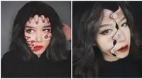 Hanya Modal Makeup, 8 Hasil Ilusi Optik Wanita Ini Mengagumkan