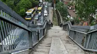 Jembatan Penyeberangan Orang (JPO) Lebak Bulus, Jakarta Selatan (Liputan6.com/Yoppy Renato)