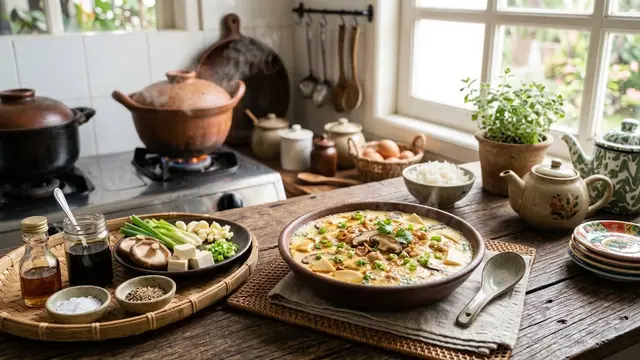 Resep Telur Kukus Tahu dan Jamur (AI Generated)