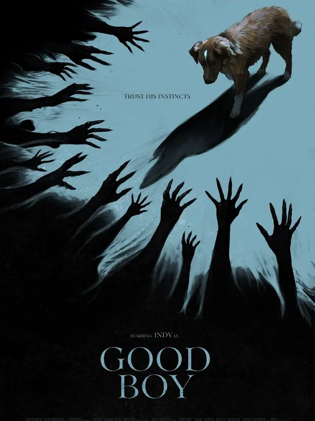 Poster film Good Boy. (Independent Film Company, Shudder via IMDb)