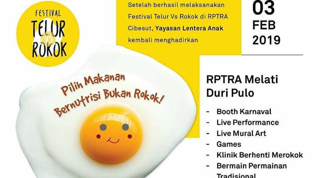 Festival Telur vs Rokok