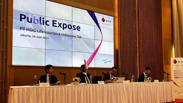 Paparan publik PT MSIG Life Insurance Indonesia Tbk (LIFE) atau MSIG Life, Selasa (24/6/2025). (Foto: Liputan6.com/Gagas YP)