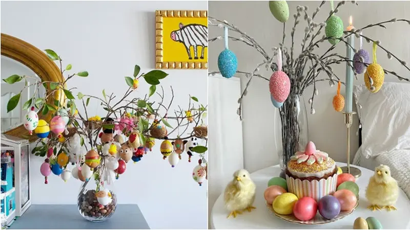 6 Potret Dekorasi Telur Paskah Cantik, Bikin Rumah Tambah Estetik