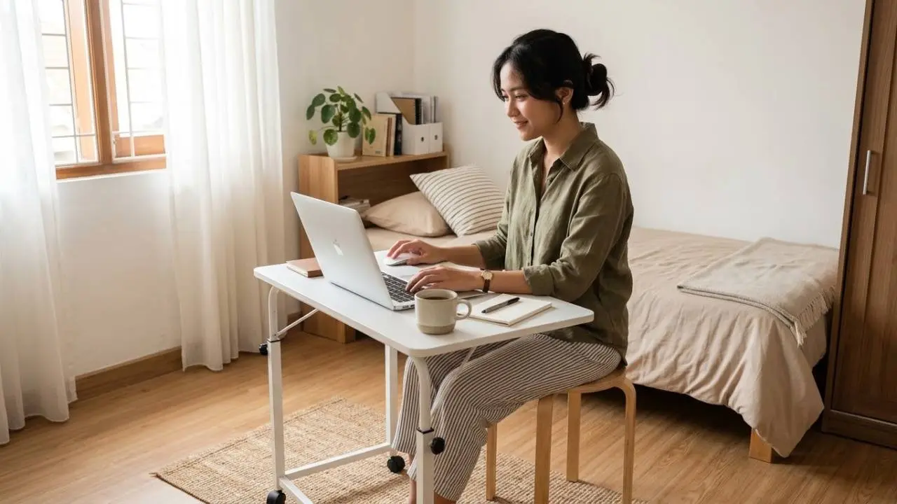 Hemat Tempat, Ini Rekomendasi Meja Laptop Portable untuk Kos-Kosan Minimalis