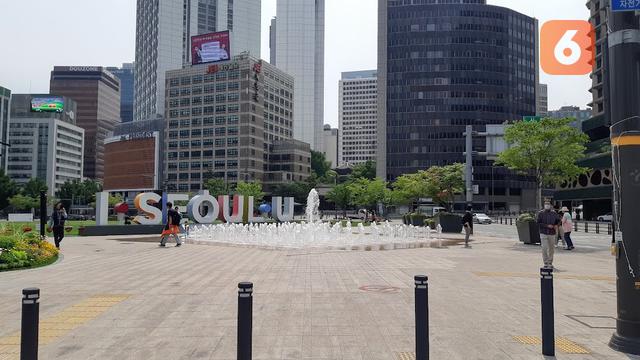 Kota Seoul, Korea Selatan di tengah pelonggaran aturan COVID-19. (Liputan6.com/ Tanti Yulianingsih)