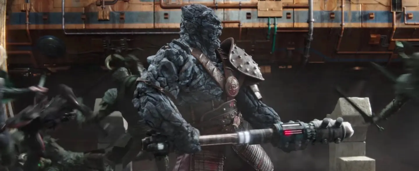 Korg dalam film Thor: Ragnarok yang diperankan oleh Taika Waititi. (Sumber: IMDb)