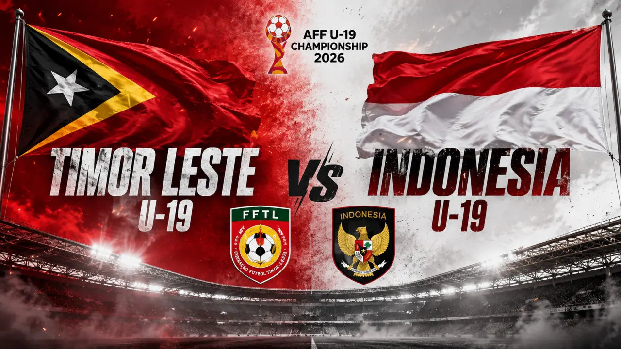 Ilustrasi Timnas Timor Leste U-19 vs Timnas Indonesia U-19