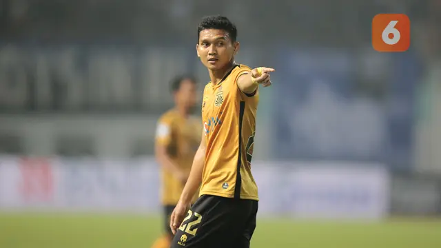 Pemain Bhayangkara FC Dendi Sulistyawan