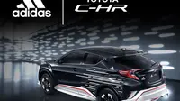 Desain Toyota C-HR Kolaborasi Bareng Adidias (Paultan)